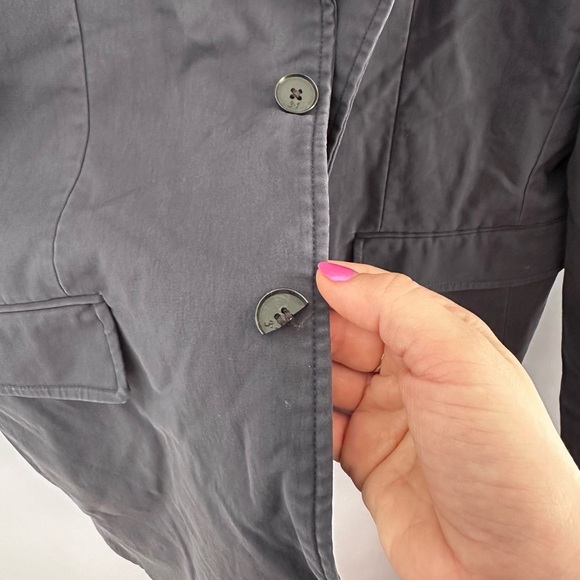 3.1 Phillip Lim Men’s Blazer Jacket Medium Navy Blue Cotton 2 Button Business - Picture 10 of 10